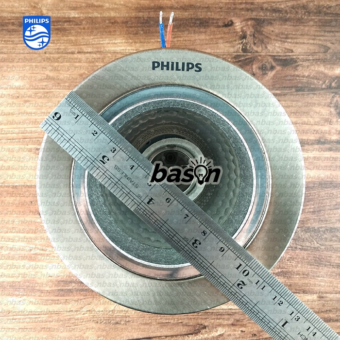 PHILIPS 66662 White or Nickel | Rumah Lampu 3&quot; Downlight Recessed