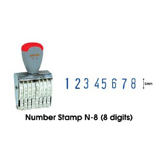 

Number Stamp / Stempel Angka / Nomor Joyko N-8 / 8 Digits