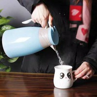 Teko Jug kaca / thermos tea coffee