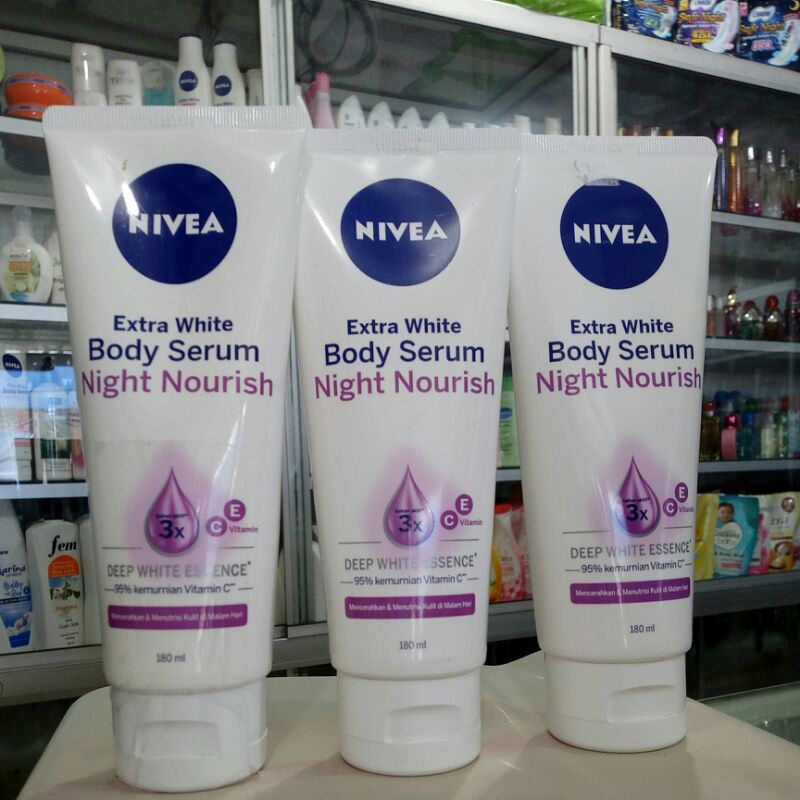 Nivea body serum night nourish 180ml