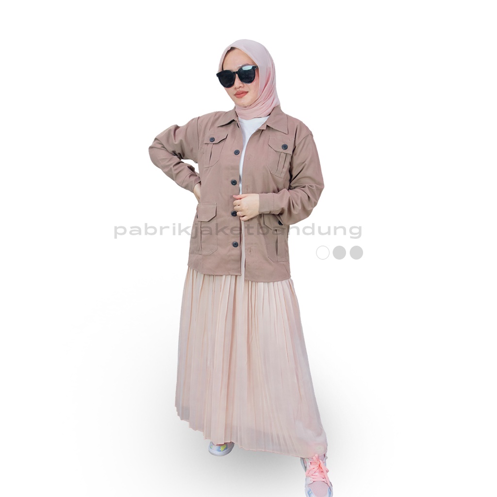 ADAM JAKET MOCCA || JAKET SEMI PARKA || JAKET PRIA DAN WANITA MASA KINI