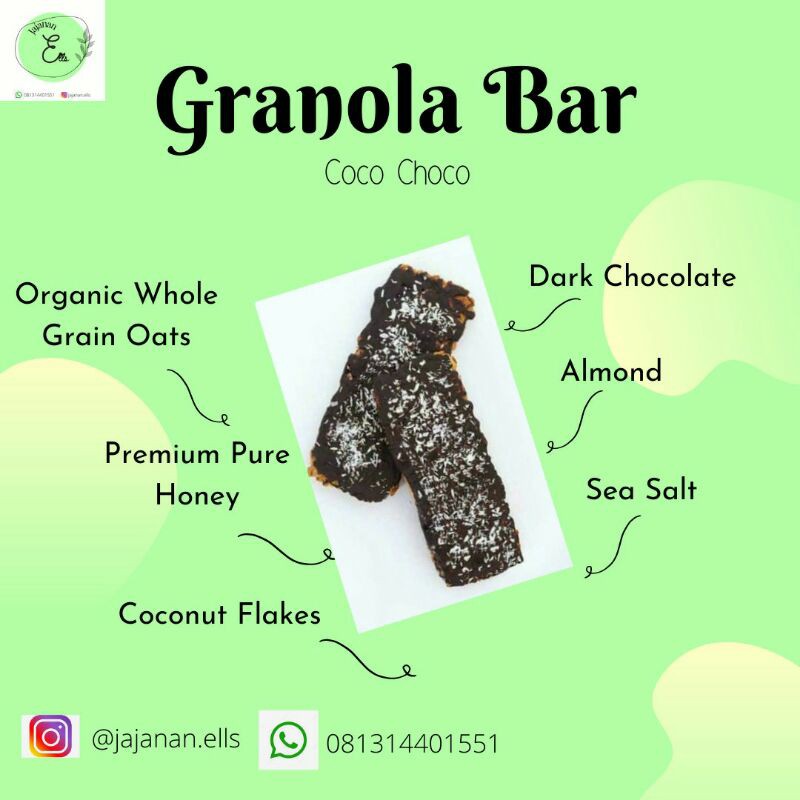 

Coco Choco Granola Bar by Jajanan Ells