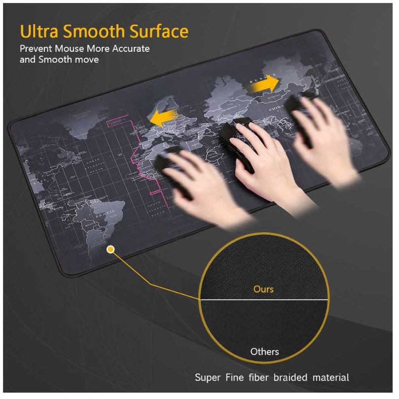 Mousepad gaming desk mat mouse pad JUMBO 30 x 80 cm bisa untuk semua laptop notebook komputer CPU