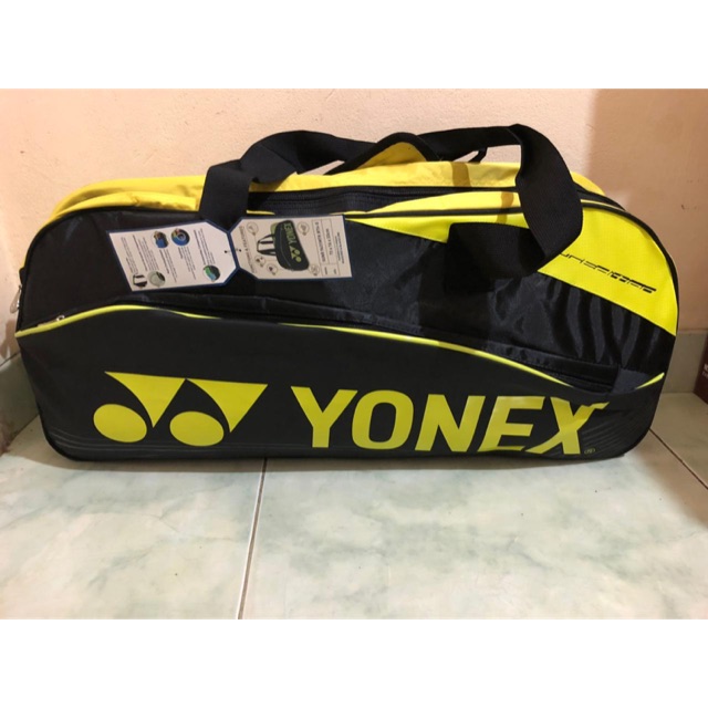 Tas Badminton Yonex Bag 9631MTK BT6 Model Kotak Kuning Original