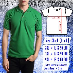 Unik JUMBO BIG SIZE KAOS POLO SHIRT LACOSTE CVC 2XL   4XL KAOS KERAH Berkualitas
