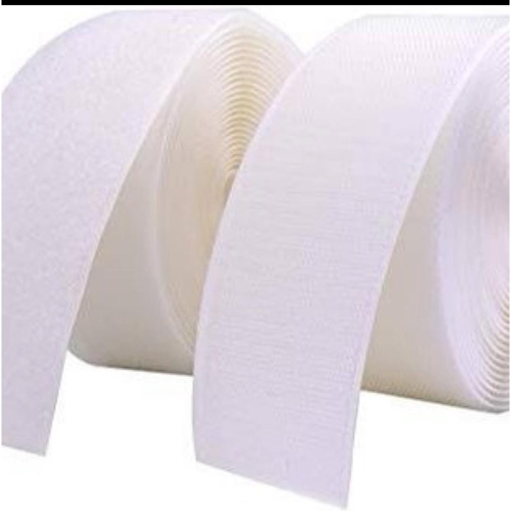 Velcro 2 inch 5 cm per meter meteran perekat kain perepet murah