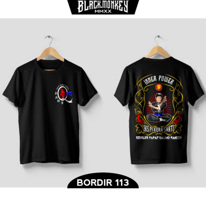 KAOS BORDIR 113,kaos kera sakti, kaos pencak silat