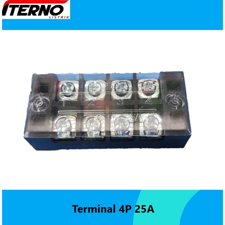 Jual Terminal Block TB 2504 25A 4P | Shopee Indonesia