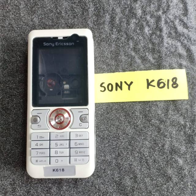 Casing OC fullset Sony K618 plus tulang kesing housing back cover backdoor