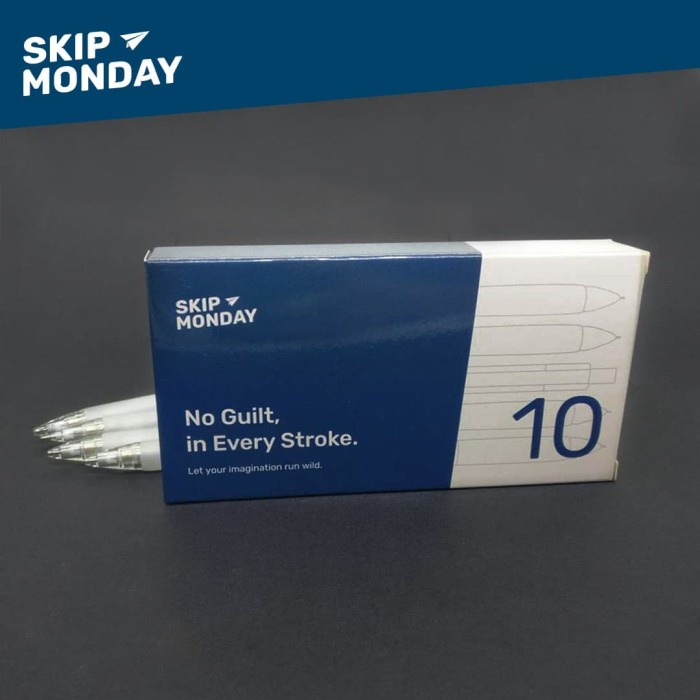

Promo Skip Monday Mechanical Pencil Transparent 0.5Mm Pensil Ala Muji Murah