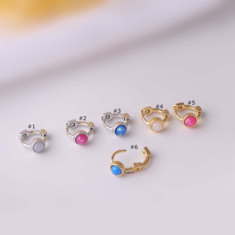 1pc Anting Bulat Mini 5mm 2022 Helix Rook Tragus Untuk Wanita