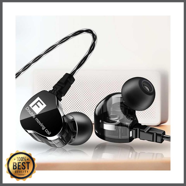 TG-EP015 QKZ Dual Driver Earphone HiFi Dengan Mic - QKZ-CK9