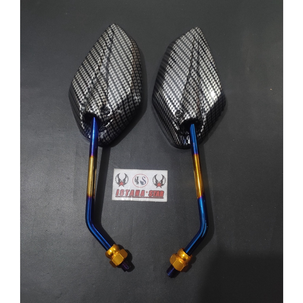 SPION CARBON TWOTONE JUPITER Z-JUPITER MX-VIXION-MIO MOTOR YAMAHA UNIVERSAL