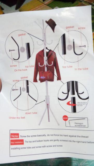 Gantungan Berdiri | Standing Hanger Multifunction | Hanger Baju | Hanger Tas