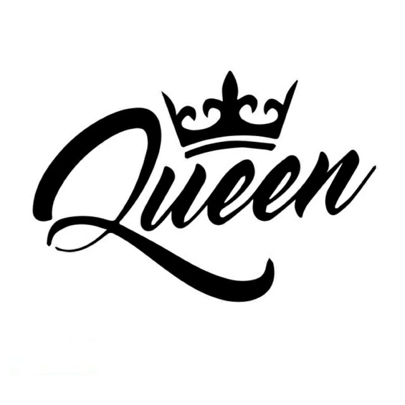 stiker Queen,, stiker Cuttling Queen, stiker Mahkota,, stiker mobil, motor dan laptop