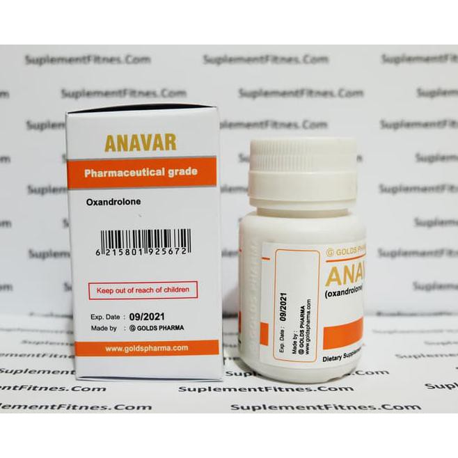 QY53 ANAVAR OXANDROLONE GOLDS PHARMA 10 MG X 100 TABS KS90