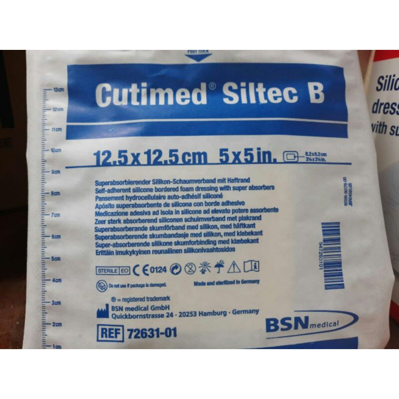 Cutimed Siltec B 12,5x12,5cm