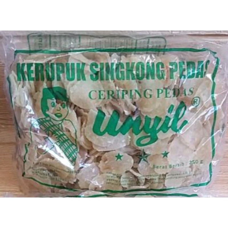 ✔MURAH Kerupuk Unyil 250gr / Kerupuk Unyil Singkong Pedas / Ceriping Pedas Unyil / Ceriping Singkong