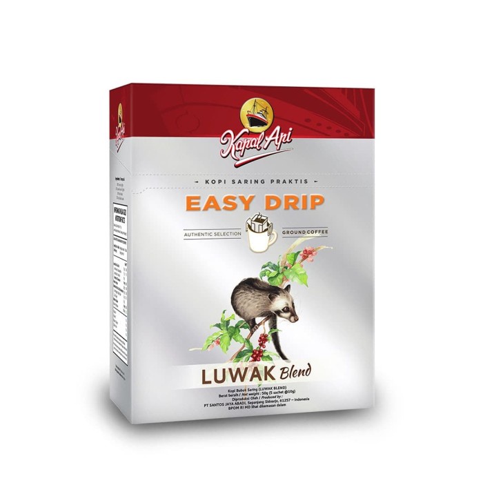 

(BISA COD) Kapal Api Easy Drip Luwak Blend