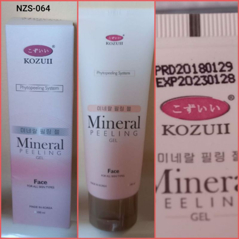 preloved Kozui Mineral peeling Gel for face/kozui mineral peeling untuk wajah/mineral peeling kozui