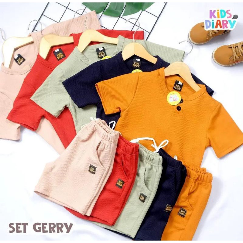 SETELAN WAFFLE GERRY BY KIDS DIARY