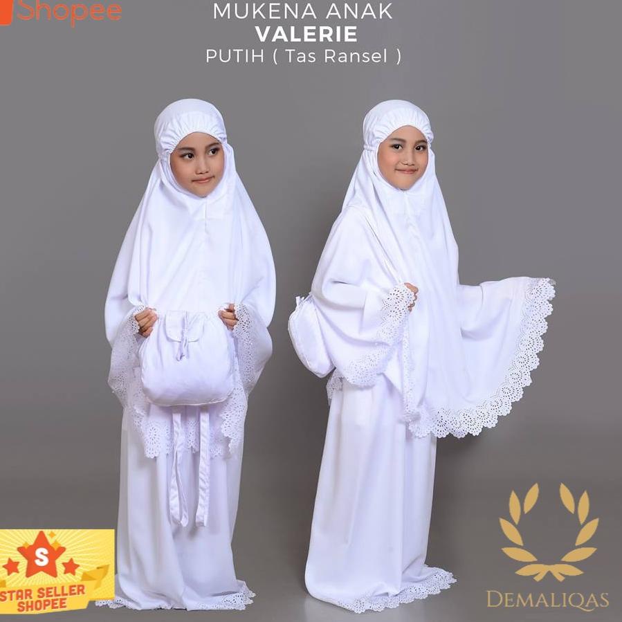 D71C Mukena Anak Baby Silk  ( Tas Ransel ) by mukena andin PSZ