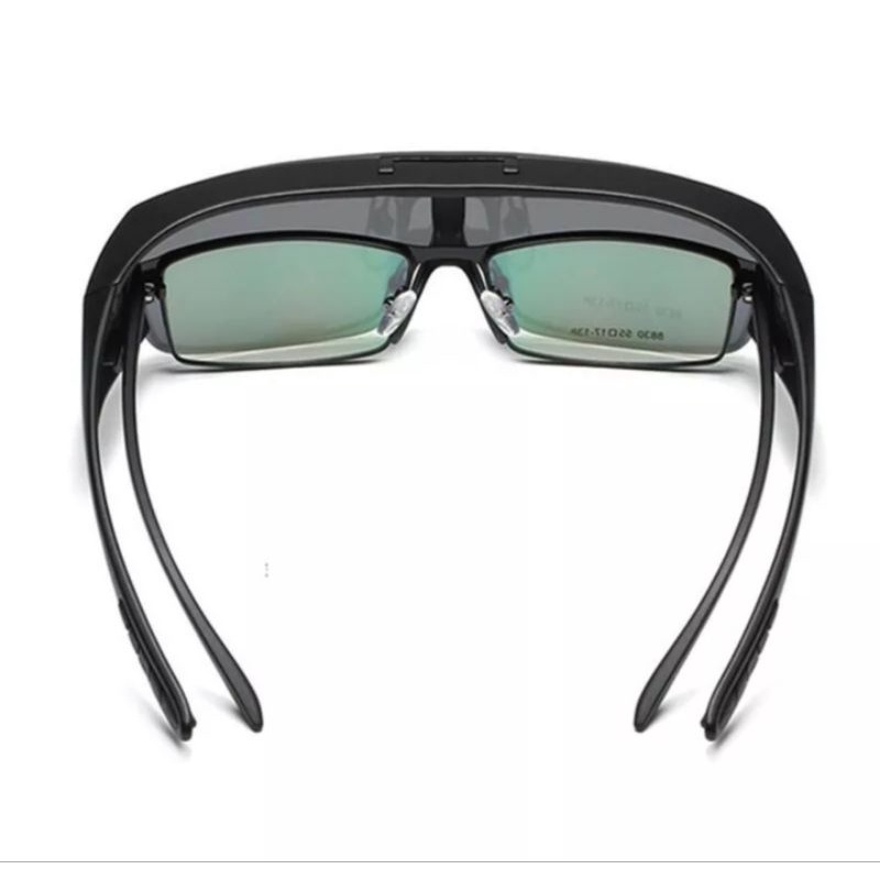 Kacamata Polarized UV400 Flip Kaca Mata Sunglasses Sport Pria Wanita