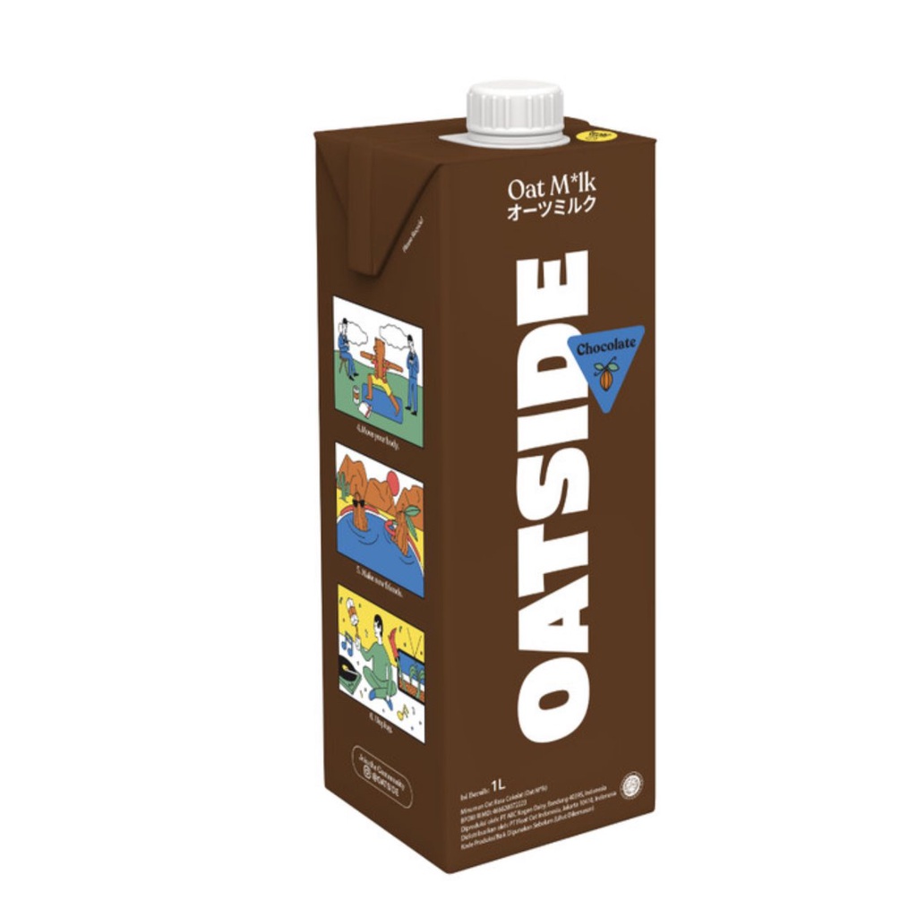 

Oatside Chocolate Milk 1liter - Susu - Gosend/Grab