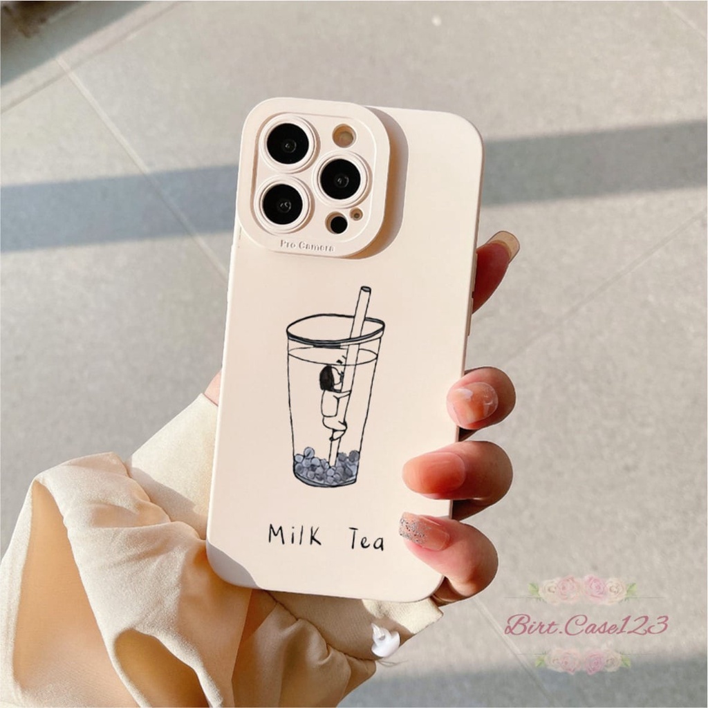 SOFTCASE PROCAMERA CUSTOM MILK TEA OPPO VIVO SAMSUNG REALME XIAOMI IPHONE INFINIX FOR ALL TYPE BC6571