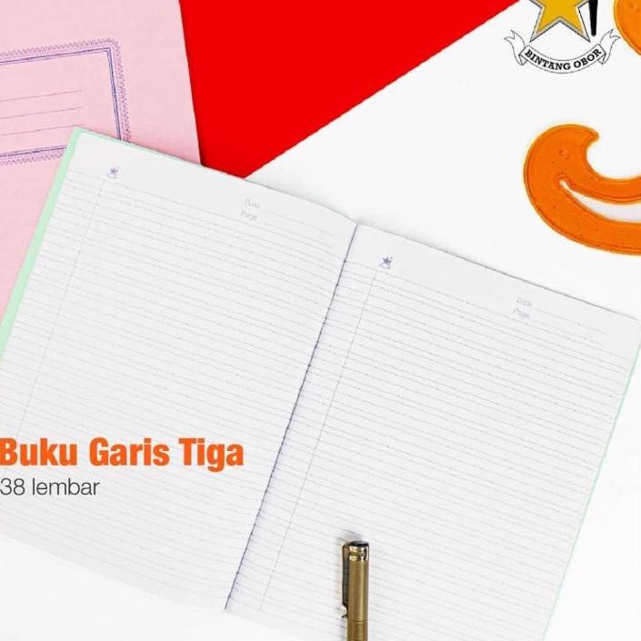 

Big Sale buku garis tiga bintang obor isi 10 buku ~