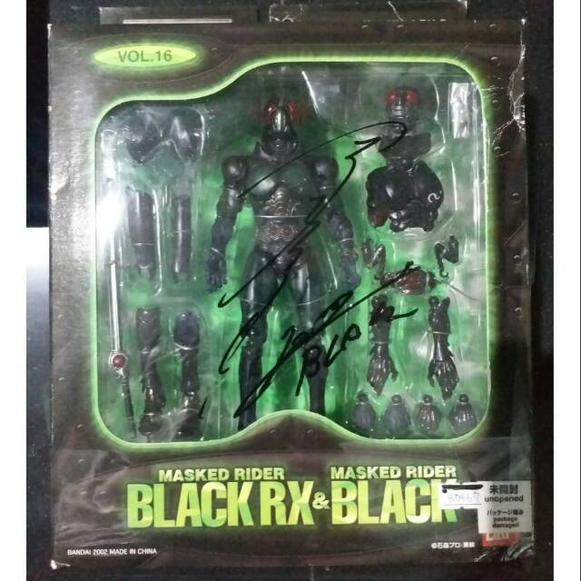 Bandai SIC sign Tetsuo Kurata Aka Kotaro Minami Kamen Rider RX and Black MISB