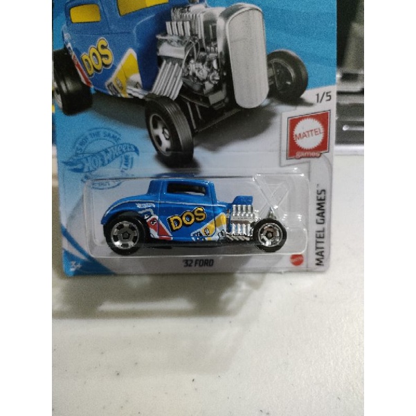 

Hotwheels 32 Ford Mattel Dos Blue Hotwheel Hot wheels HW