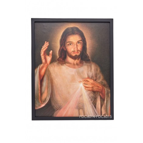 Gambar Kanvas   Yesus Kerahiman Ilahi 20 x 25 cm Toko Rohani Katolik