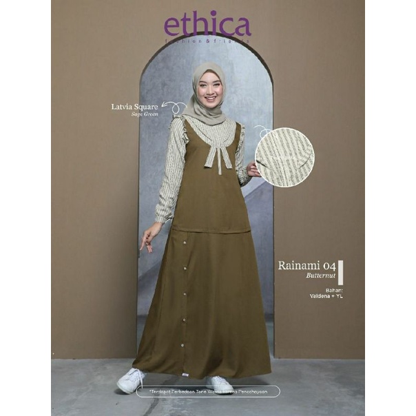 Baju Muslim Ethica Rainami 04 Butternut Ethica Rainami 04 Navy Gamis Ethica Promo Terbaru 2021 Shopee Indonesia