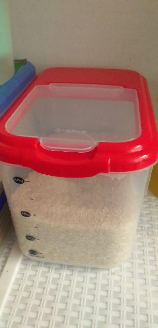 Box Beras Lion Star Oriza 6.5 Kg/tempat Beras (model Tutup Flip) Lion Star 6.5 Kg