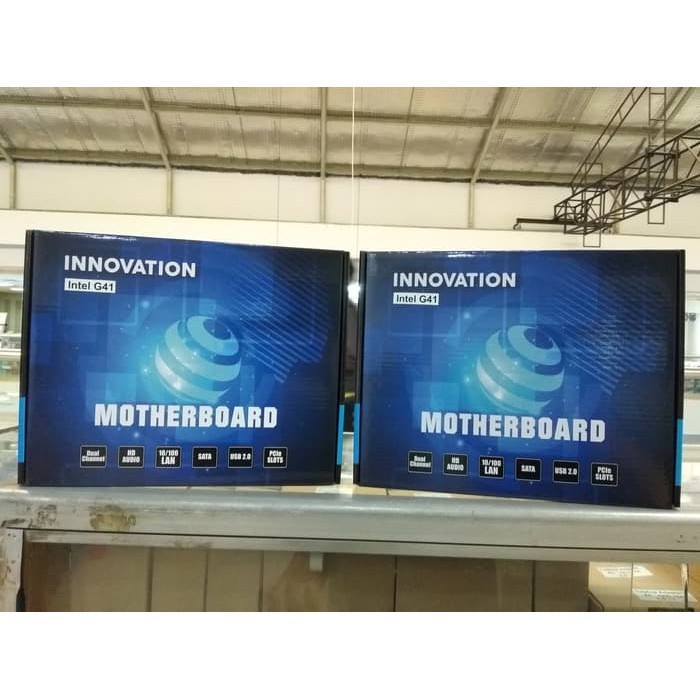 Innovation Motherboard G41 (Intel G41, LGA 775, DDR3) READY STOCK 