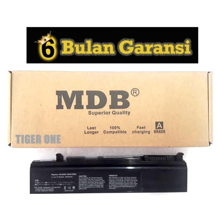 MDB Baterai Laptop, Baterai Toshiba PA3356U1BRS, Satellite U200, U205