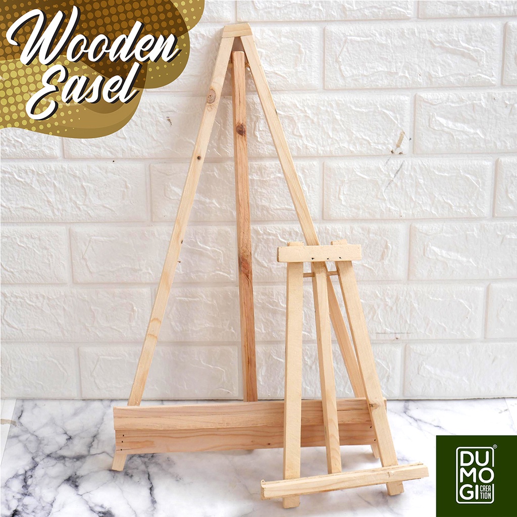 

Easel Kayu Lukis Canvas - Wooden Easel Berbagai Ukuran Termurah