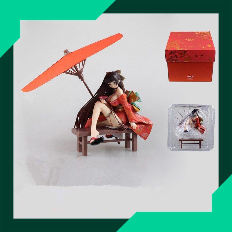 Action Figure Import Anime Asli Tony Sakuran Undangan Nakahara Tomoe Kimono Geisha 1/7 Skala  Painte