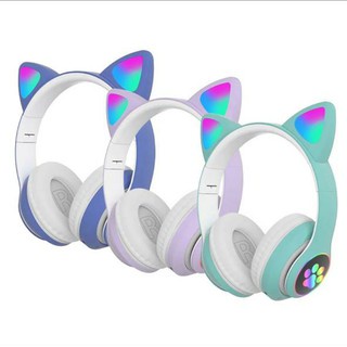 Headset Bluetooth Bando CAT EAR LED STN28