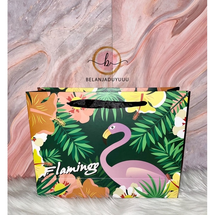 Paper Bag Flamingo Pembungkus Kado