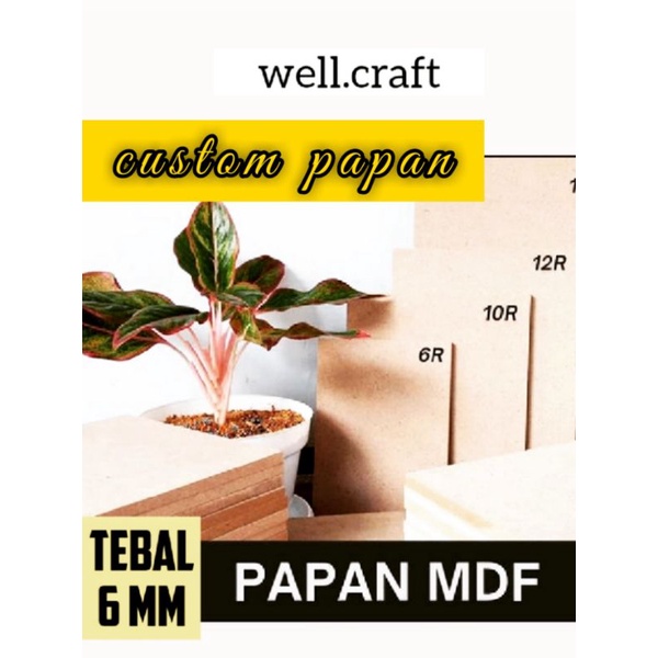 [ CUSTOM ] Potongan PAPAN Mdf
