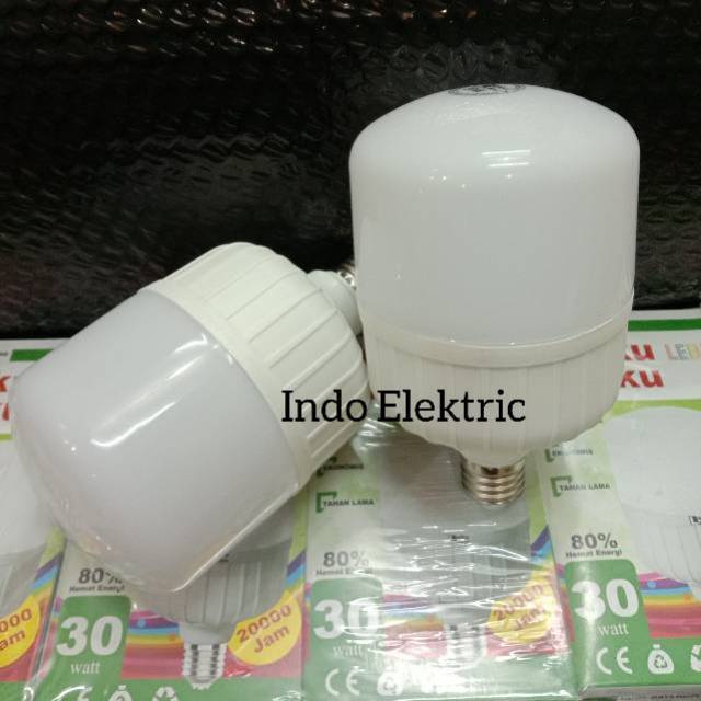 LAMPU LED KAPSUL JUMBO 30 WATT CAPSULE TERANG HEMAT