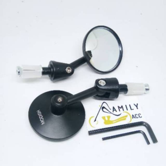 Spion Jalu Stang Lipat Bar End Kaca Cembung Motor Vespa Nmax Aerox Xmax Vario Mio Beat Pcx ScoopyDLL