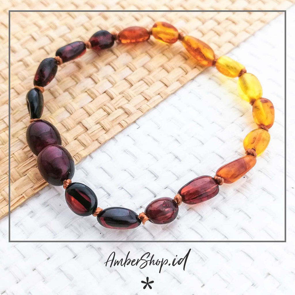 OL5X4R2 Gelang Amber pereda tumbuh gigi bayi - Amber Shop