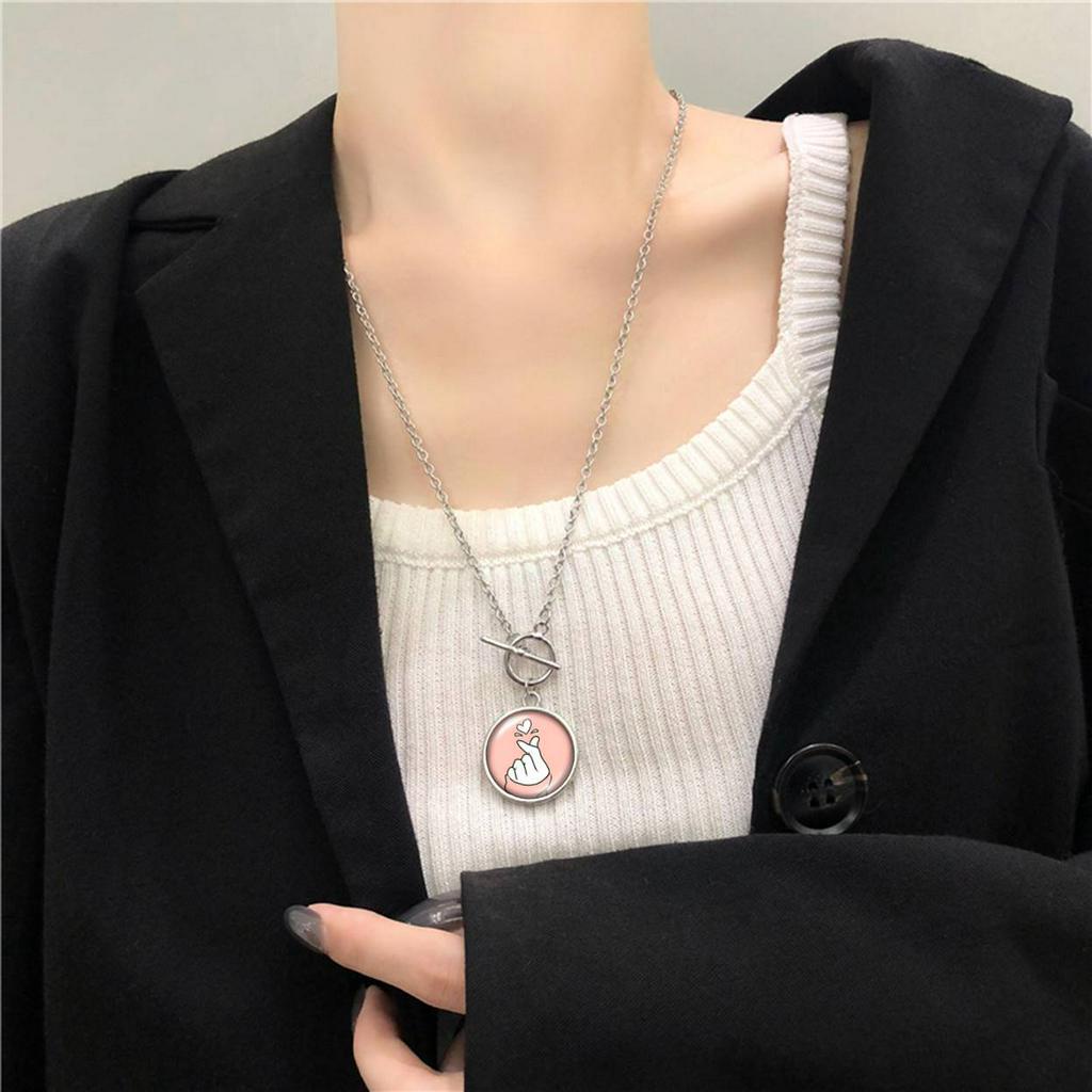 KALUNG LIONTIN TOGGLE BISA PESAN GAMBAR FOTO KPOP BTS, Blackpink, Twice, RV, EXO, GOT7, NCT, Itzy