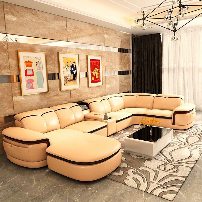 sofa minimalis letter u