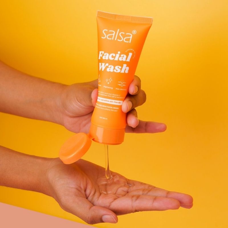 SALSA GENTLE AND MILD FACIAL WASH 100ml [ 𝗕𝗣𝗢𝗠 ]