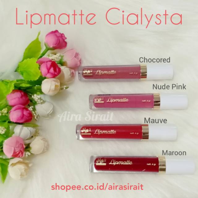 [100% ASLI] Lipmatte Cialysta / Cialysta Beauty Series / Momoidea