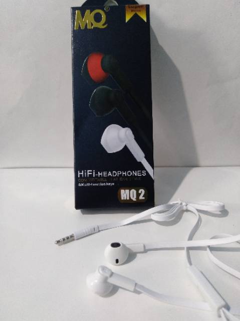 Headset MQ2 Mega Bass For Android And iOs iPhone / Earphone/Headset MQ2